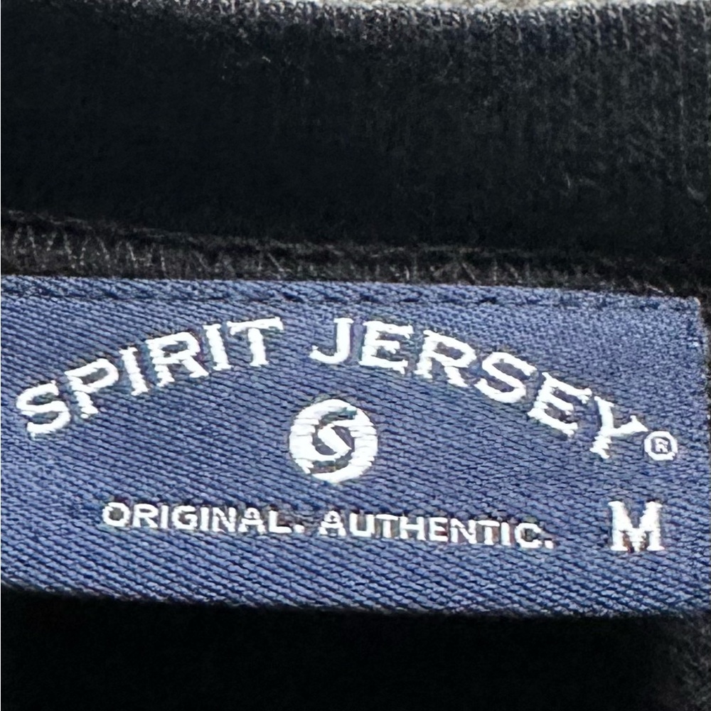 Spirit Jersey Men's Black Long Sleeve Tee - Picture 4 of 4